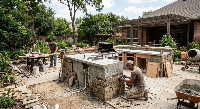 Outdoor Kitchen Renovation in Summerville, SC