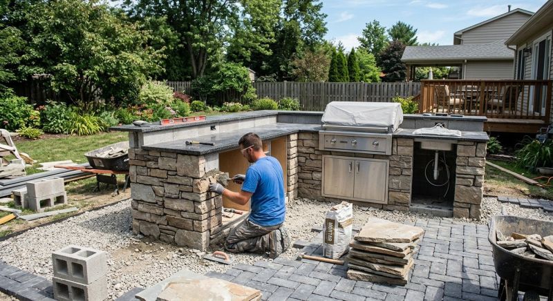 Outdoor Kitchen Renovation in Alpharetta, GA