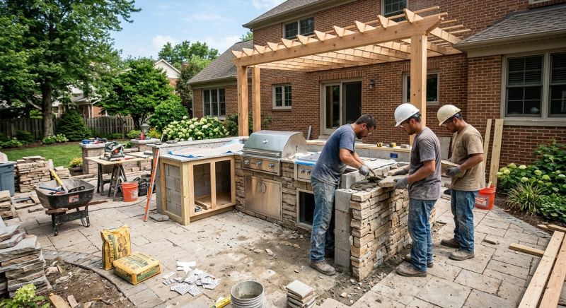 Outdoor Kitchen Remodeling in Alpharetta, GA