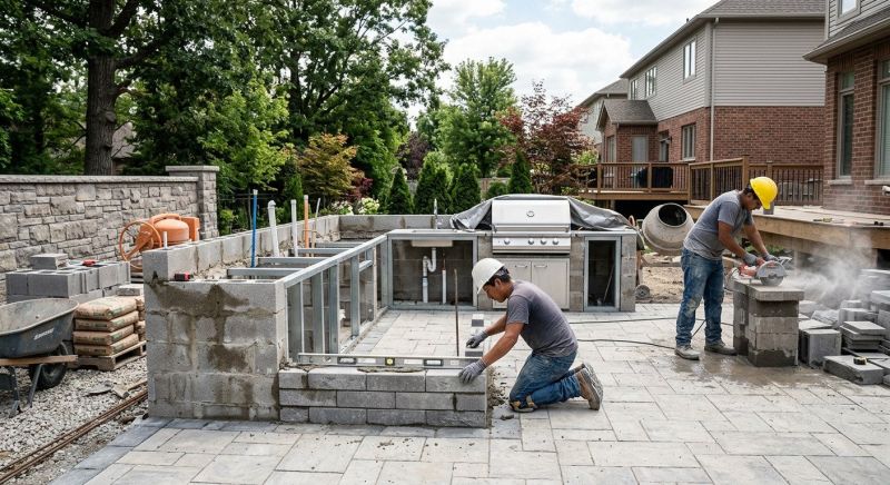 Outdoor Kitchen Renovation in Conroe, TX